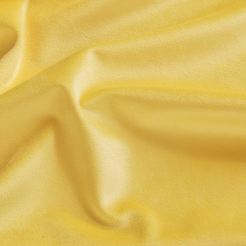 Mixhug Set of 2 Cozy Velvet Square Decorative Throw Pillow Covers for Couch and Bed, Pale Yellow, 18 x 18 Inches - Image 3