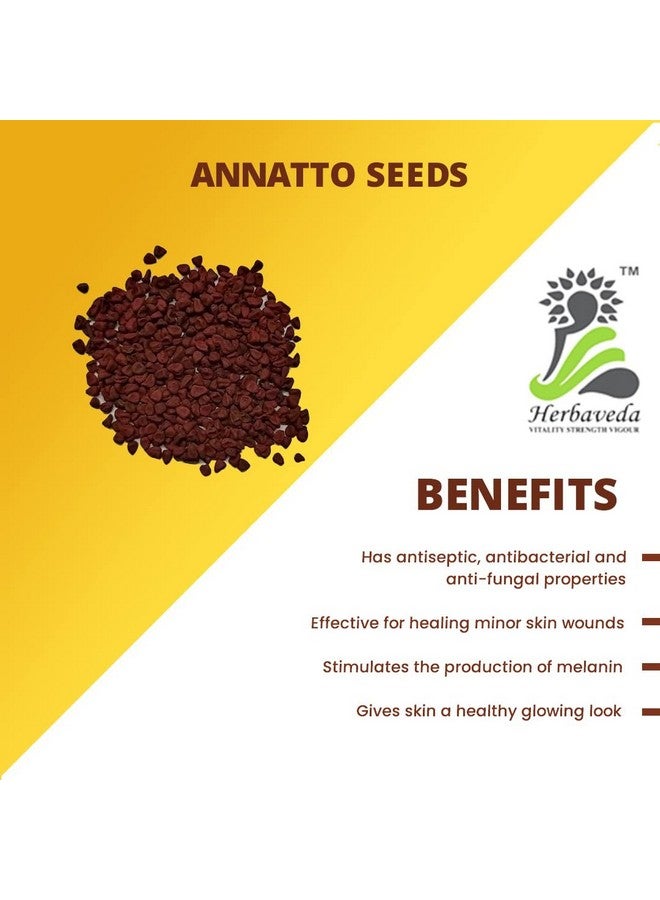 LEANBEING Herbaveda- Annato Seeds 200G|Bixa Orellana - Image 2