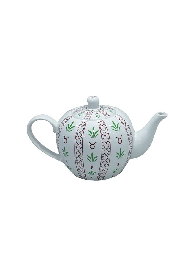 Teapot Ceramic With Patterned