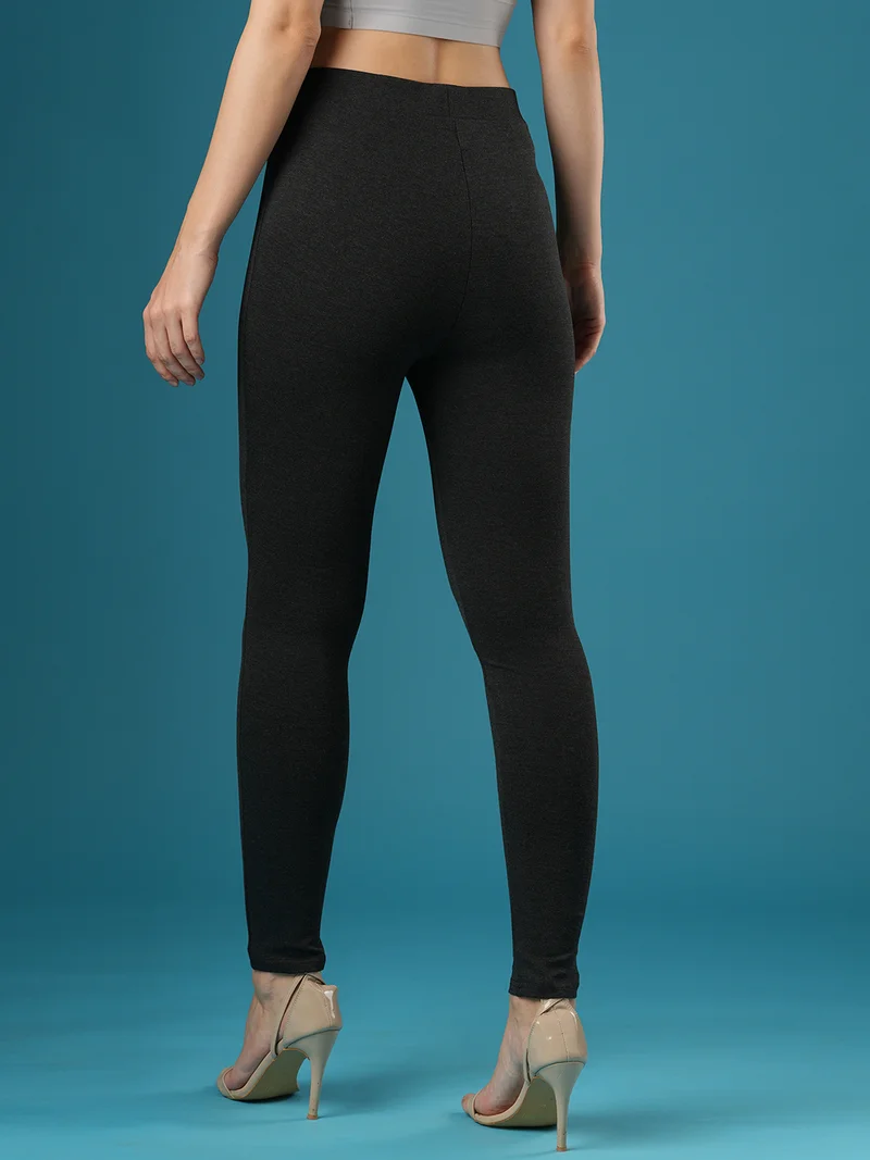 globus Women Mid Rise Stretchable Skinny Fit Treggings