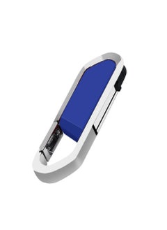 USB Flash Drive, Portable Metal Thumb Drive with Keychain, USB 2.0 Flash Drive Memory Stick, Convenient and Fast Pen Thumb U Disk for External Data Storage, (1pc 2GB Blue)
