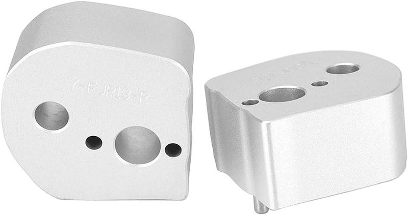 DEMULAX Silver Handlebar Riser Clamp for Yamaha FJR1300 - Image 4