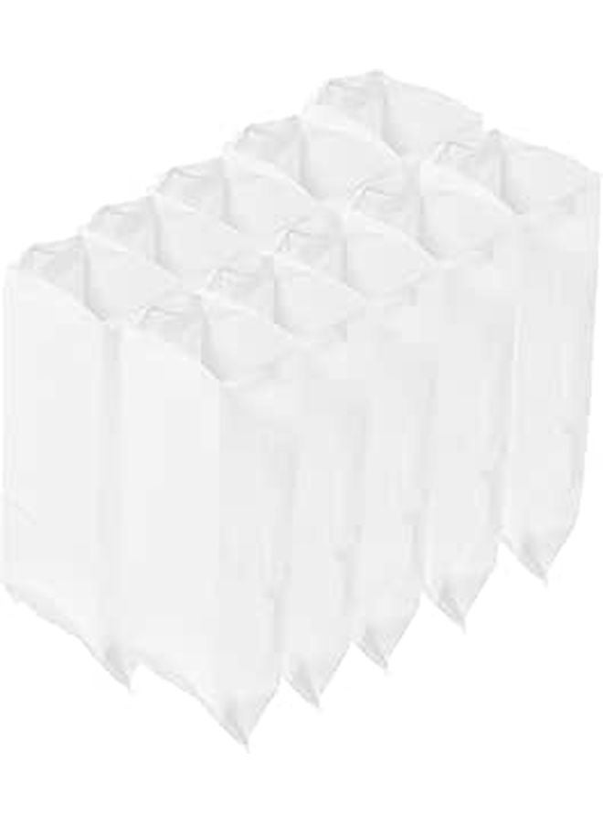 25 Pack Disposable Vomit Bags for Travel Motion Sickness Portable Leakproof Napkin Disposal - Image 1