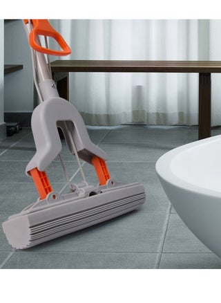 Self-squeezing sponge mop with stainless handle for cleaning all types of surfaces and floors (color may vary) - pzsku/Z33441F379B5E81EA3AD1Z/45/_/1721655082/56d69db5-d016-4a07-a2c9-b02152aa0ebf