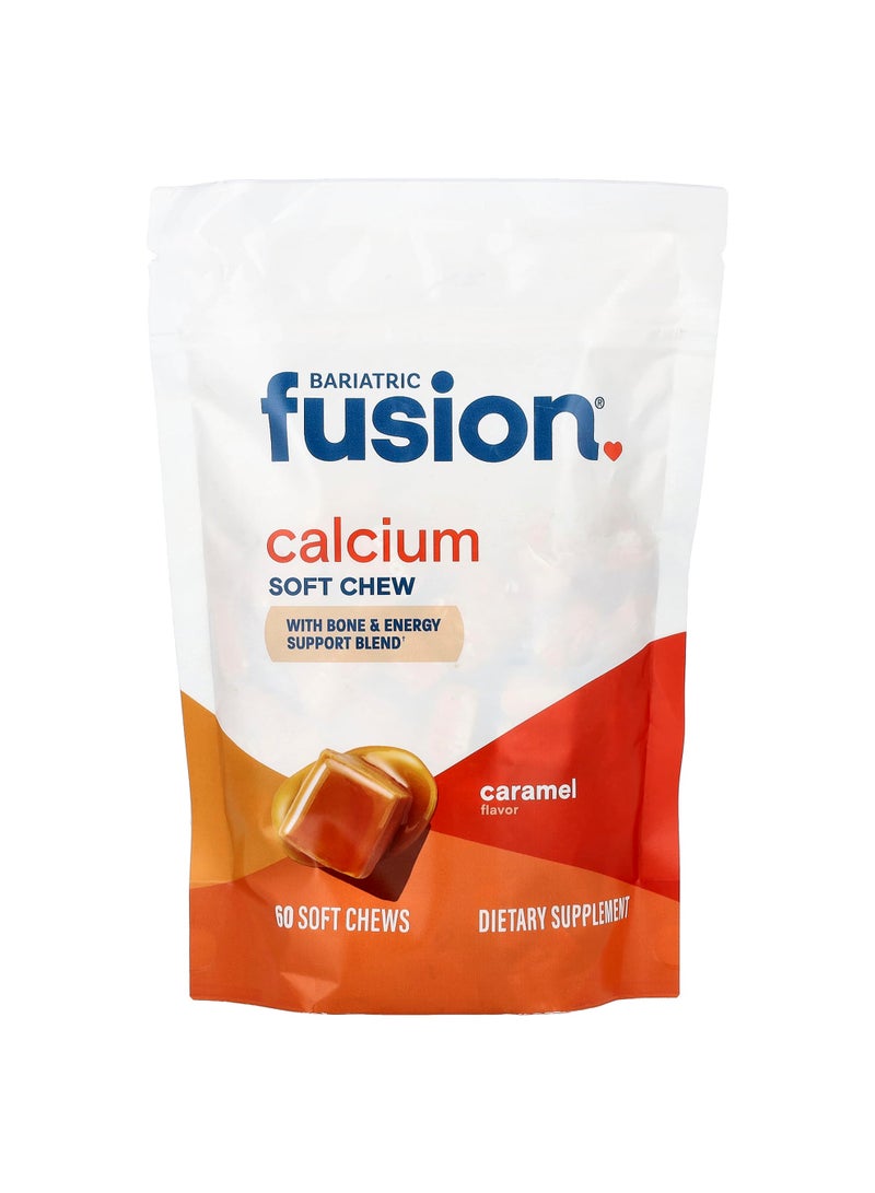 Calcium Soft Chew, Caramel, 60 Soft Chews
