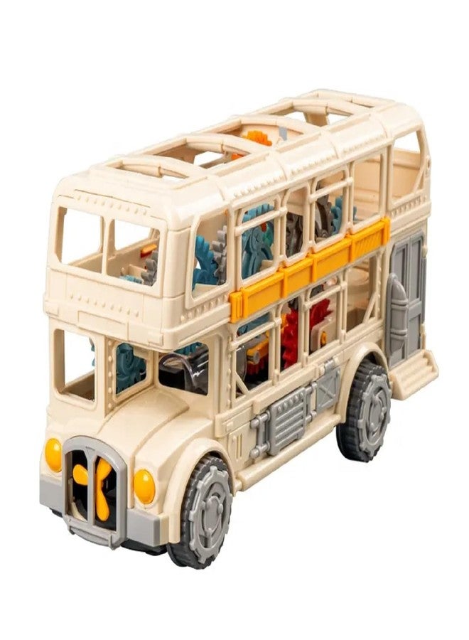 EUPHORIA Rk Toys City Bus Toy for Kids - Simulation Steering Wheel Musical School Bus Toy with Lights and Sound - Simulation Steering Wheel Musical School Bus for Girls, Child, Kids - Image 1
