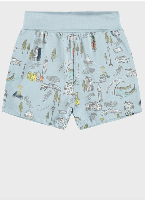Infant 2 Pack Assorted Shorts