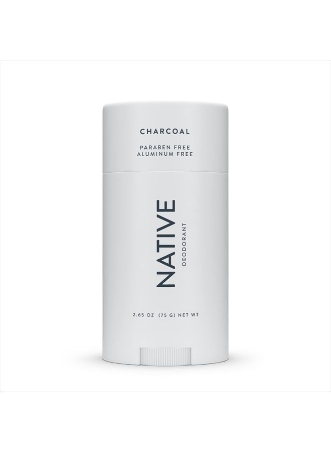 native Deodorant | Natural Deodorant for Women and Men, Aluminum Free with Baking Soda, Probiotics, Coconut Oil and Shea Butter | Charcoal - Image 1