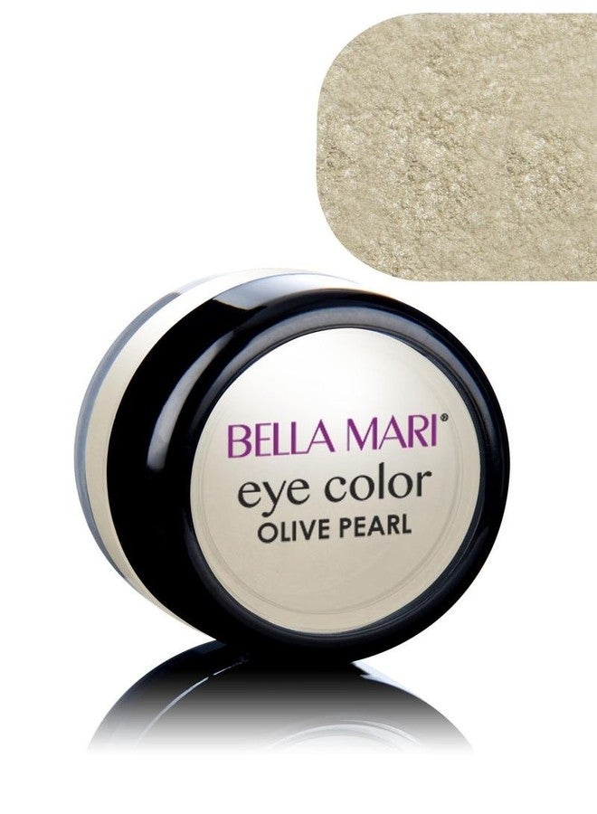 Nature's Brands Bella Mari Natural Mineral Eyeshadow, Olive (Pearl); 0.1oz