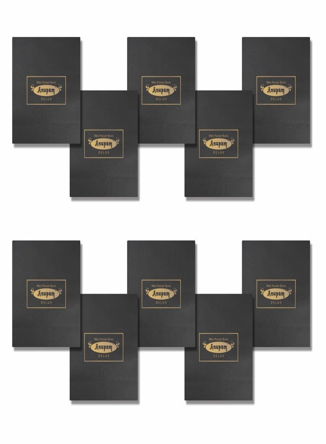 Anupam Mini Pocket Small Notepad Pages 92 Pocket Size, Memo Pads for Home, College, Work or School Lined College Ruled Paper (Pack of 10)