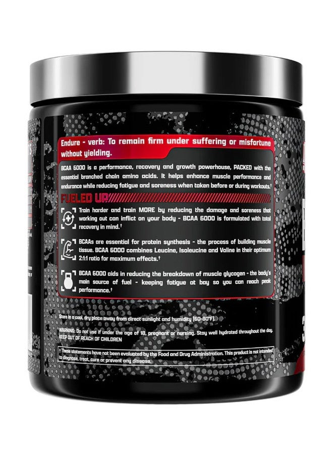 Nutrex Research BCAA 6000Essential Amino for Muscle Growth & Recovery Fruit Punch Flavour 30 Servings - Image 2