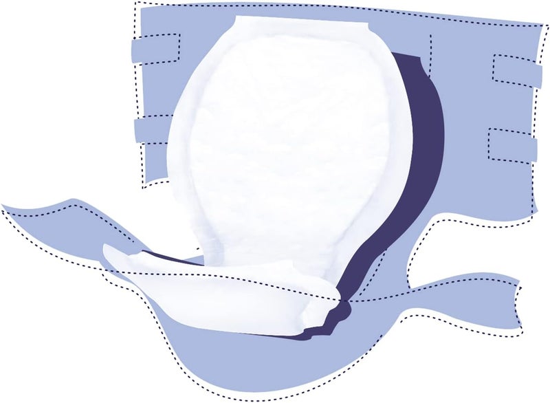 SENI Unisex Incontinence Booster Pad 25 Length 30 Count 1 Pack of 30 Enhances Absorbency of Adult Briefs and Underwear Super Absorbent Core for Men and Women - Image 5