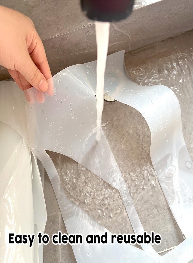 CODOHI No Parking Stencil, 11.8" Letters Height, Foldable Silicone Parking Lot Stencils, Large Reusable Curb Painting Stencils, Fire Lane Stencil for Asphalt Concrete Curb Marking Pavement Sign, 16"x104" - Image 4