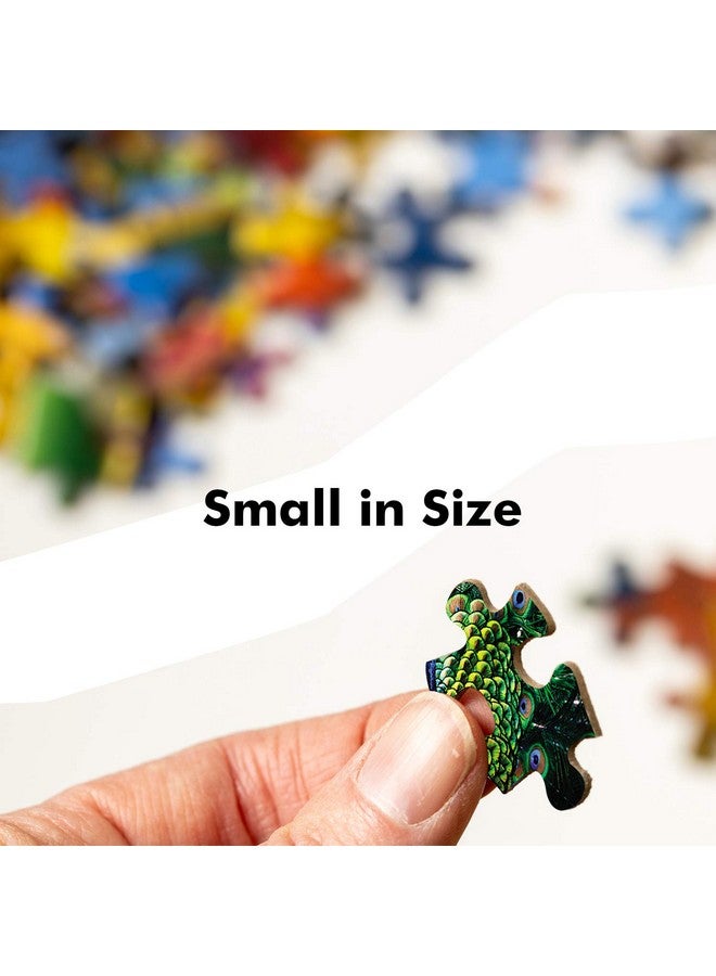 Webby Kid Beautiful Peacock Wooden Jigsaw Puzzle, 252 Pieces - Image 4