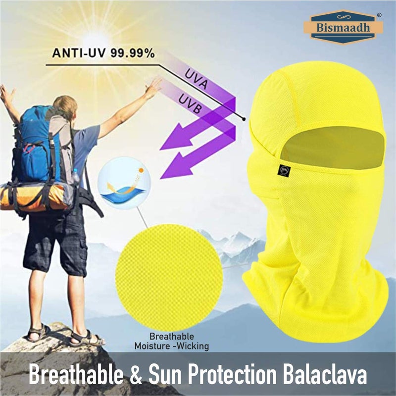 BISMAADH Face Mask Pro for Bikers, Riding, Cycling, Running & Hiking Protects from UV Rays, Wind, Sun, Dust 4 Way Stretch - Face Protection Balaclavas for Men & Women - Image 3