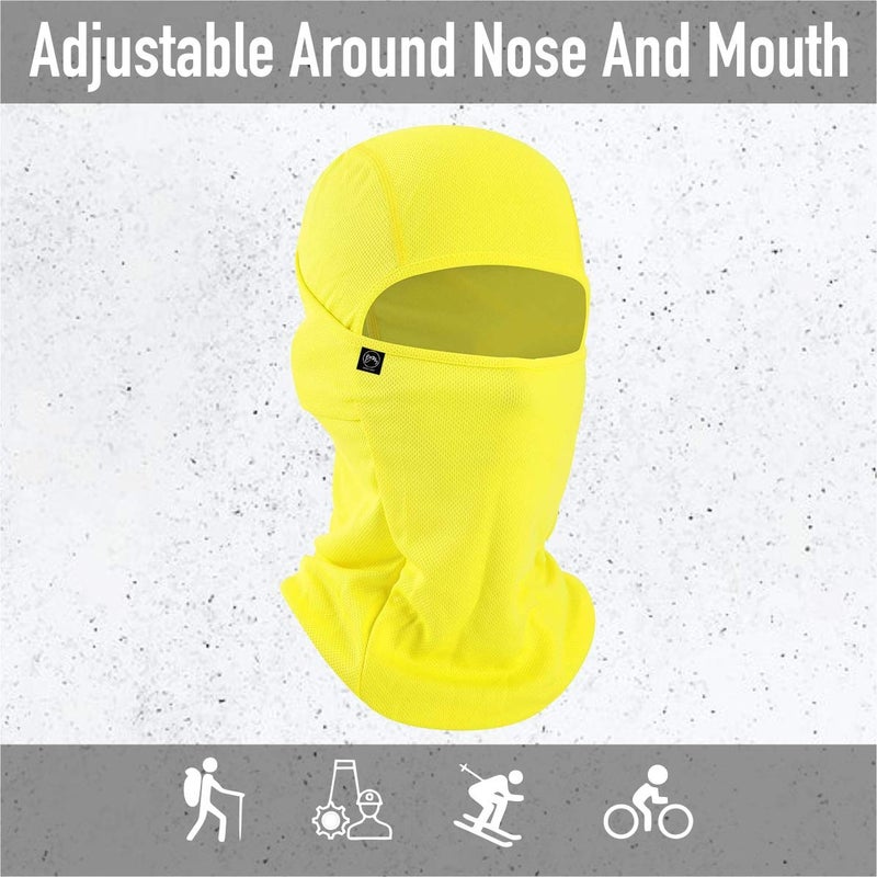 BISMAADH Face Mask Pro for Bikers, Riding, Cycling, Running & Hiking Protects from UV Rays, Wind, Sun, Dust 4 Way Stretch - Face Protection Balaclavas for Men & Women - Image 2