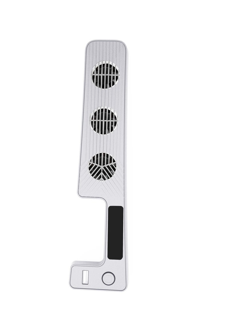XICEN - Cooling Fan for PS5 Slim, New Playstation 5 Slim Console Accessories Cooler with USB Port and 3 Adjustable Quiet 9500-Speed Fans, Cool LED Light for PS5 Slim Digital/Disc Edition System - Image 1