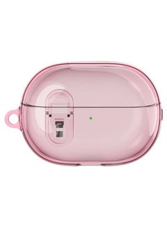For HuaweiFreebuds Pro3 Bluetooth Headset Pro4 Transparent Soft Case With Switch Anti-drop Protective Cover-Color:Transparent Powder-Model:For HuaweiFreebuds Pro3