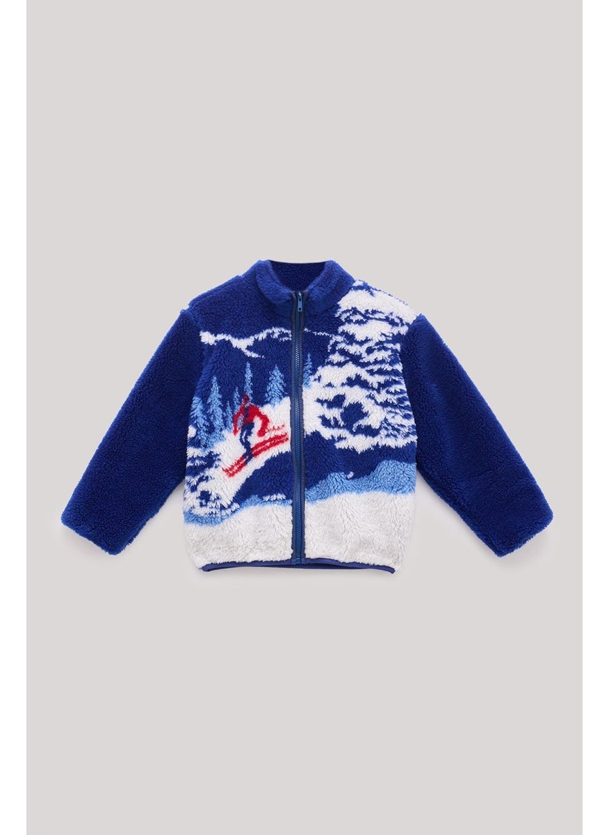Nebbati Bg Store Boy's Saxe Jacket  - Image 5
