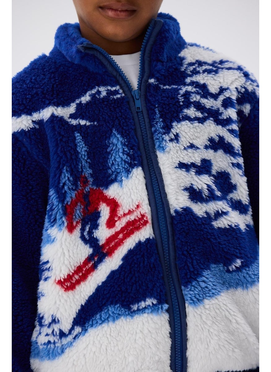 Nebbati Bg Store Boy's Saxe Jacket  - Image 3