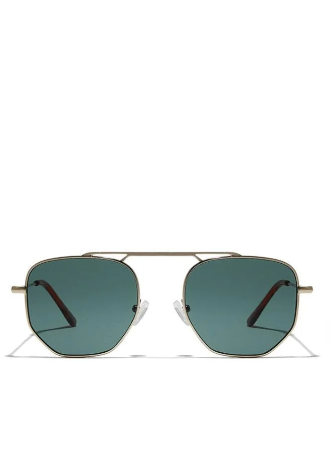 Blackout BlackOut by eyewa THEO Unisex Sunglasses, Japanese Gold/Green
