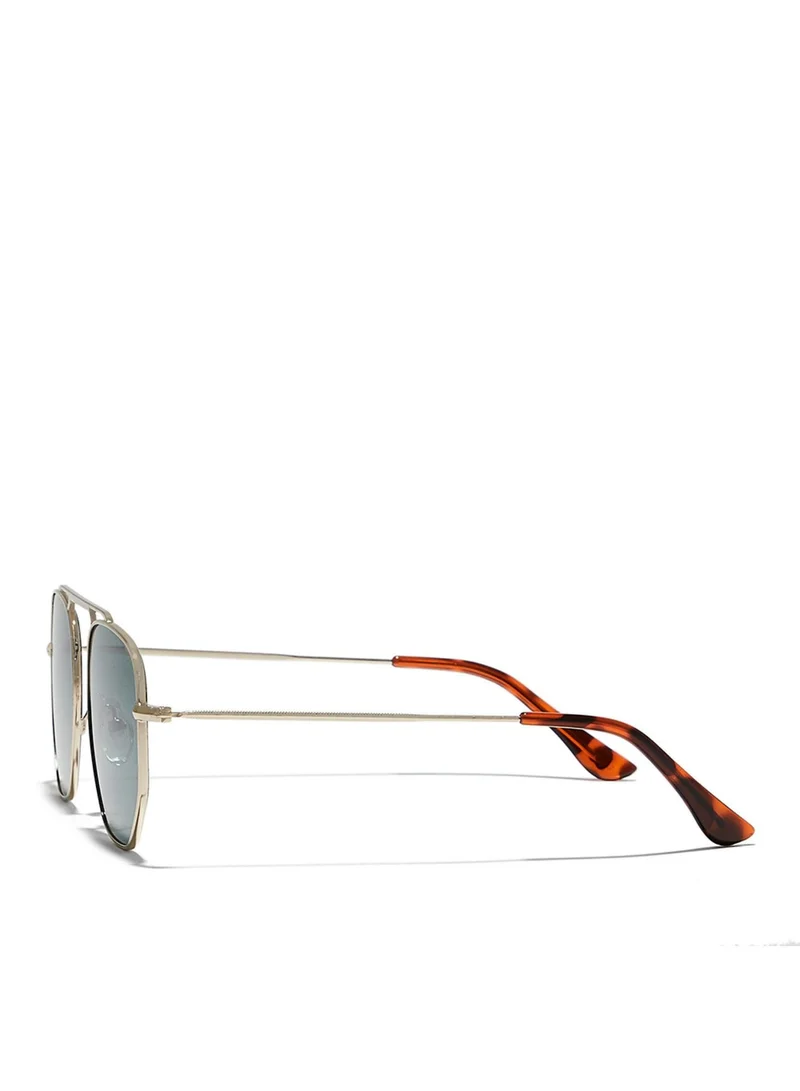 Blackout BlackOut by eyewa THEO Unisex Sunglasses, Japanese Gold/Green