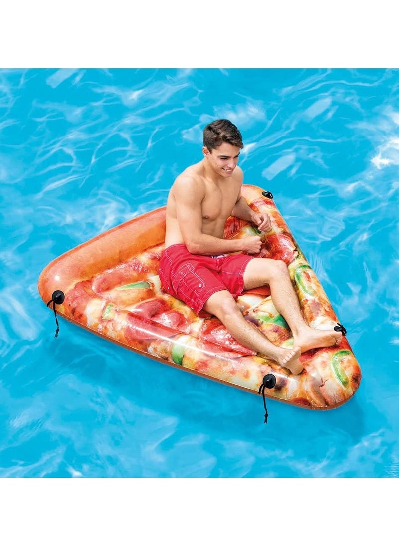 INTEX - 58752EU-Inflatable Floating Pool Pizza Slice Mat 1.75mx1.45m/69"x57" - Image 1