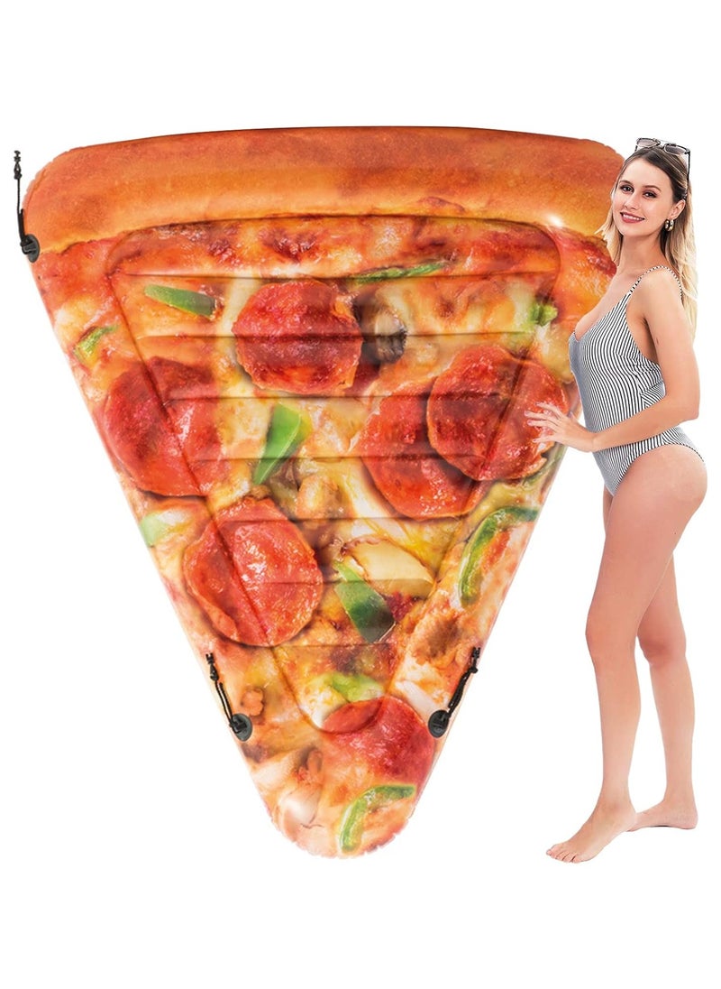 INTEX - 58752EU-Inflatable Floating Pool Pizza Slice Mat 1.75mx1.45m/69"x57" - Image 1