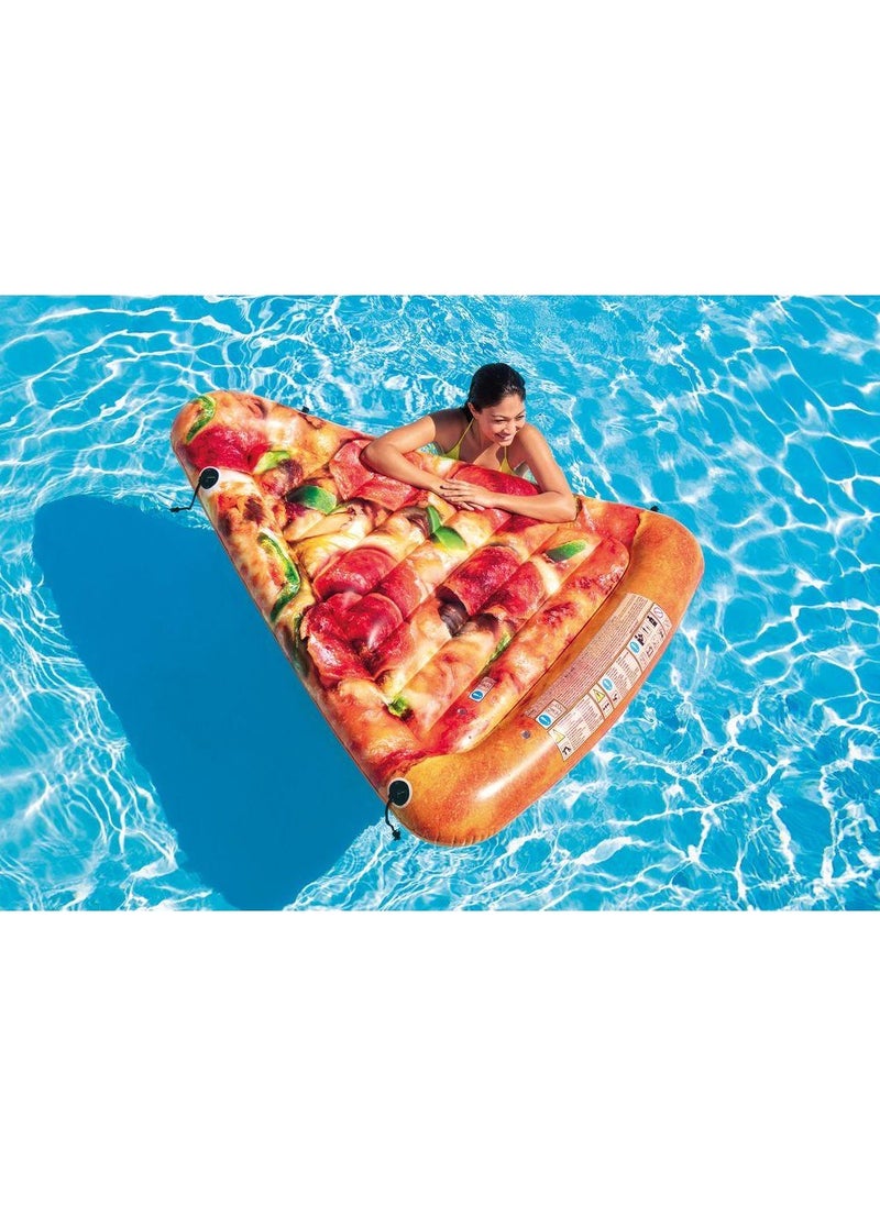 INTEX - 58752EU-Inflatable Floating Pool Pizza Slice Mat 1.75mx1.45m/69"x57" - Image 1