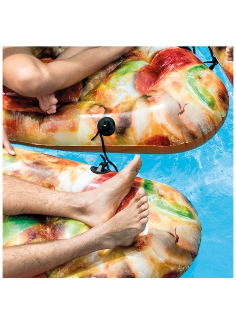 INTEX - 58752EU-Inflatable Floating Pool Pizza Slice Mat 1.75mx1.45m/69"x57" - Image 1