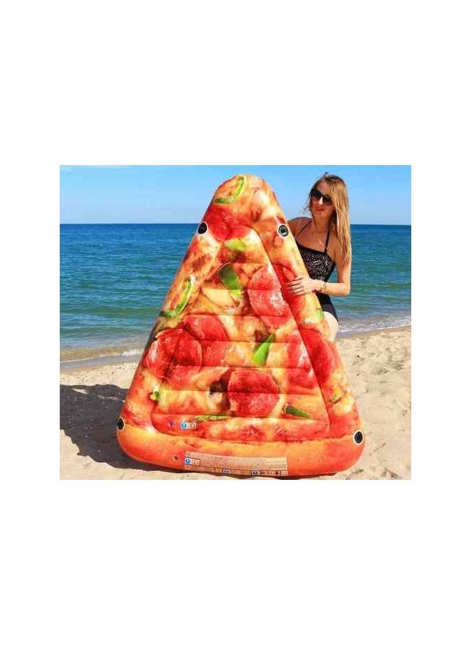 INTEX - 58752EU-Inflatable Floating Pool Pizza Slice Mat 1.75mx1.45m/69"x57" - Image 1