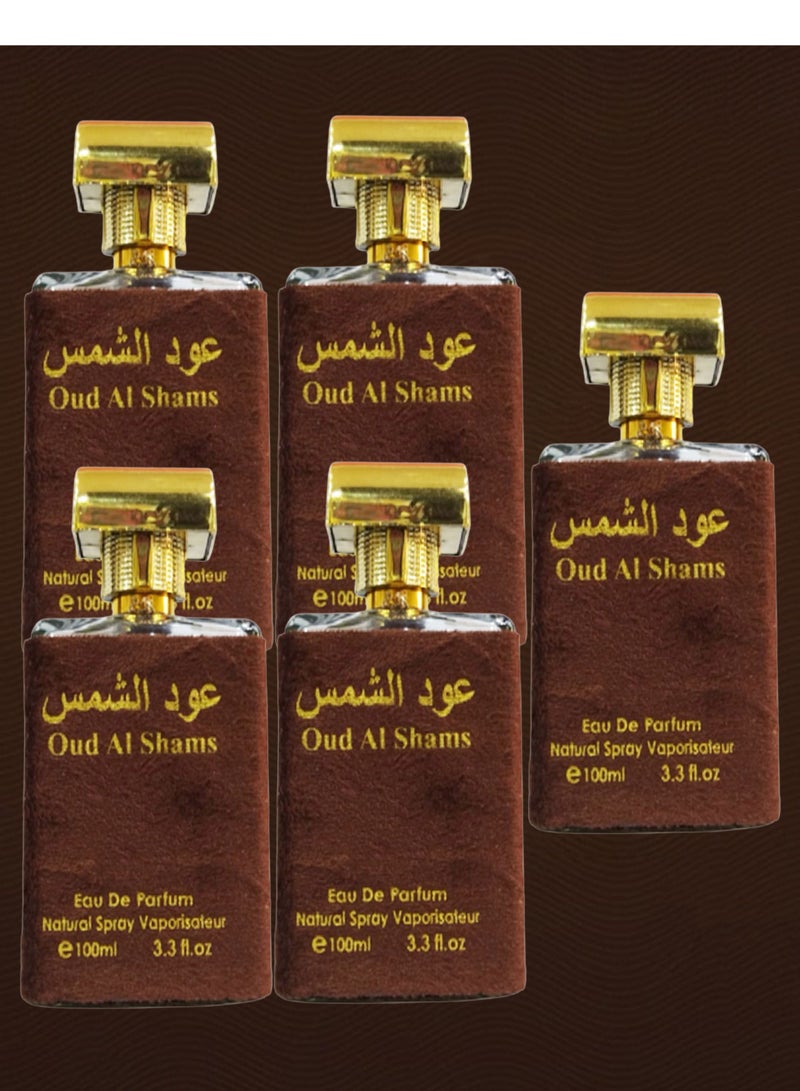 Oud Al Shams 5 Pieces Oud Al Shams Perfume 100 Ml EDP - Image 1