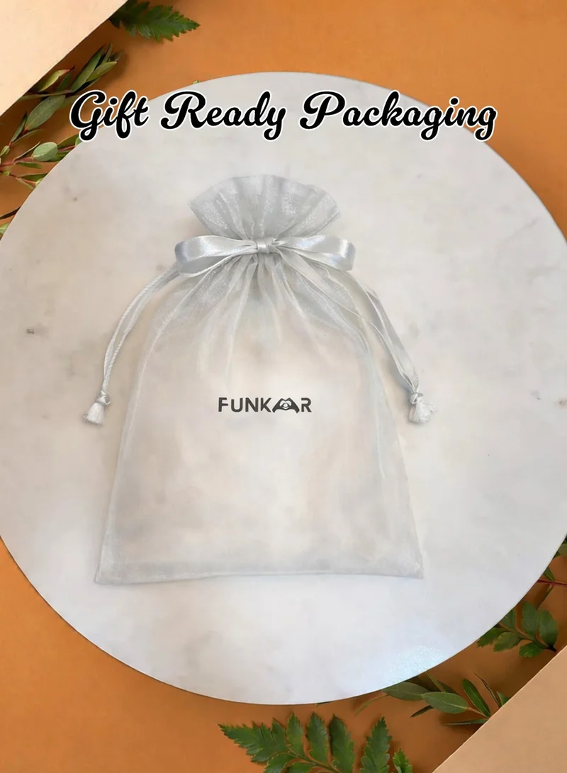 Funkaar White Funkaar Geometric Panda Print T-shirt for Boys & Girls  | Best Price UAE