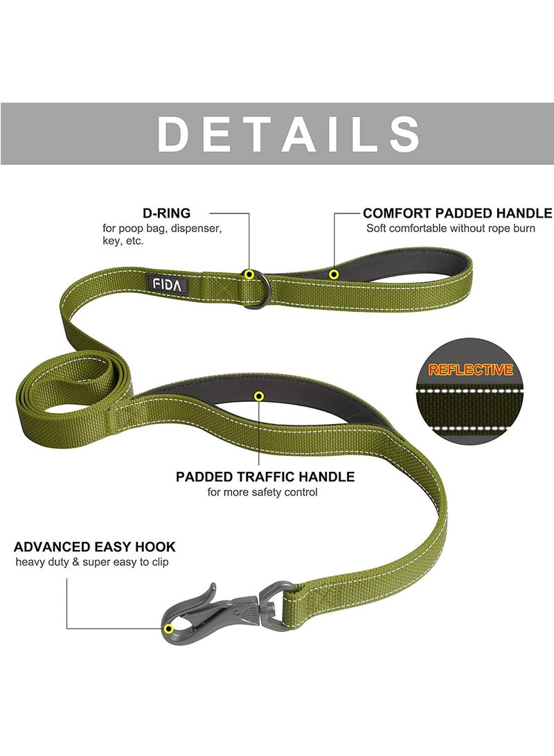 Fida Heavy Duty Dog Leash – Yellow - 5 ft - Image 4