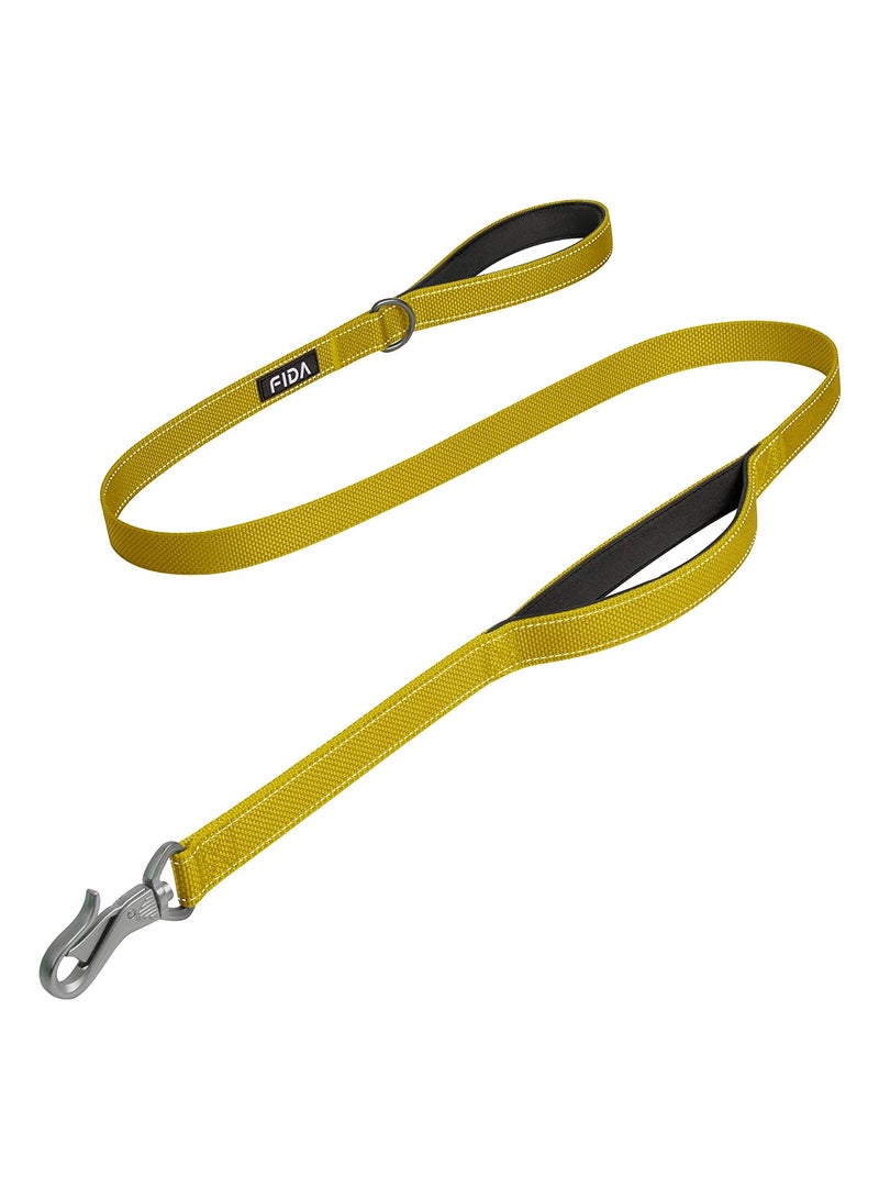 Fida Heavy Duty Dog Leash – Yellow - 5 ft - Image 1