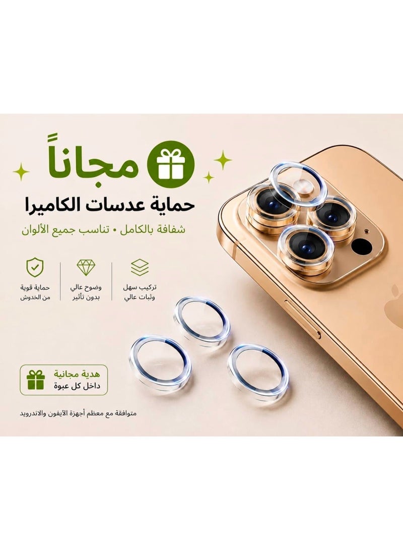 POWER N Transparent Protective Screen Protector for iPhone 17 + Free Camera Lens Protector with Auto-Alignment Installation Kit, Anti-Fingerprint, Easy to Install, Impact-Resistant Glass, Residue-Free Adhesive, and Smooth Touch Feel - Image 3