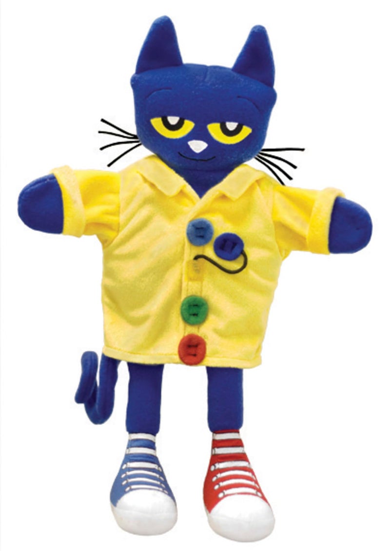 MerryMakers Pete the Cat and His Four Groovy Buttons Hand Puppet, 14.5-Inch - Image 5