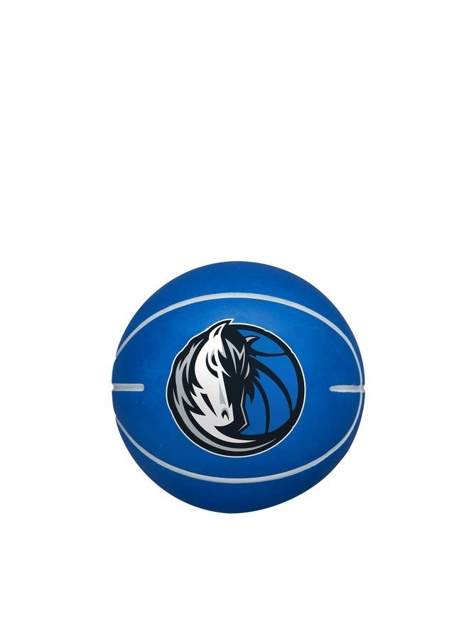 Wilson NBA Mini Dribbler Basketball - Dallas Mavericks - Super Mini - Blue - Image 1