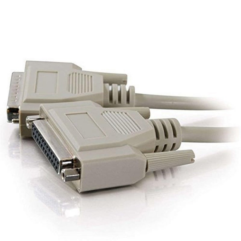 C2GCables To Go Legrand C2G DB25 MF RS232 Serial Extension Cable with Male and Female DB25 Connectors Beige PC Extension Cable 10 Foot Serial Port Cable 1 Count C2G 02656