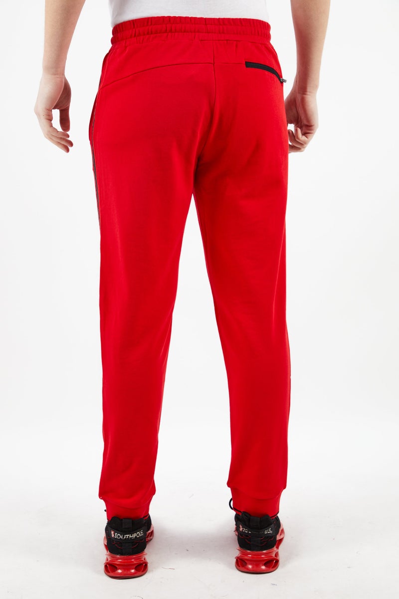 Scuderia Ferrari Men Sportswear Fit Running Jogger Pants, Red/Black - Image 2