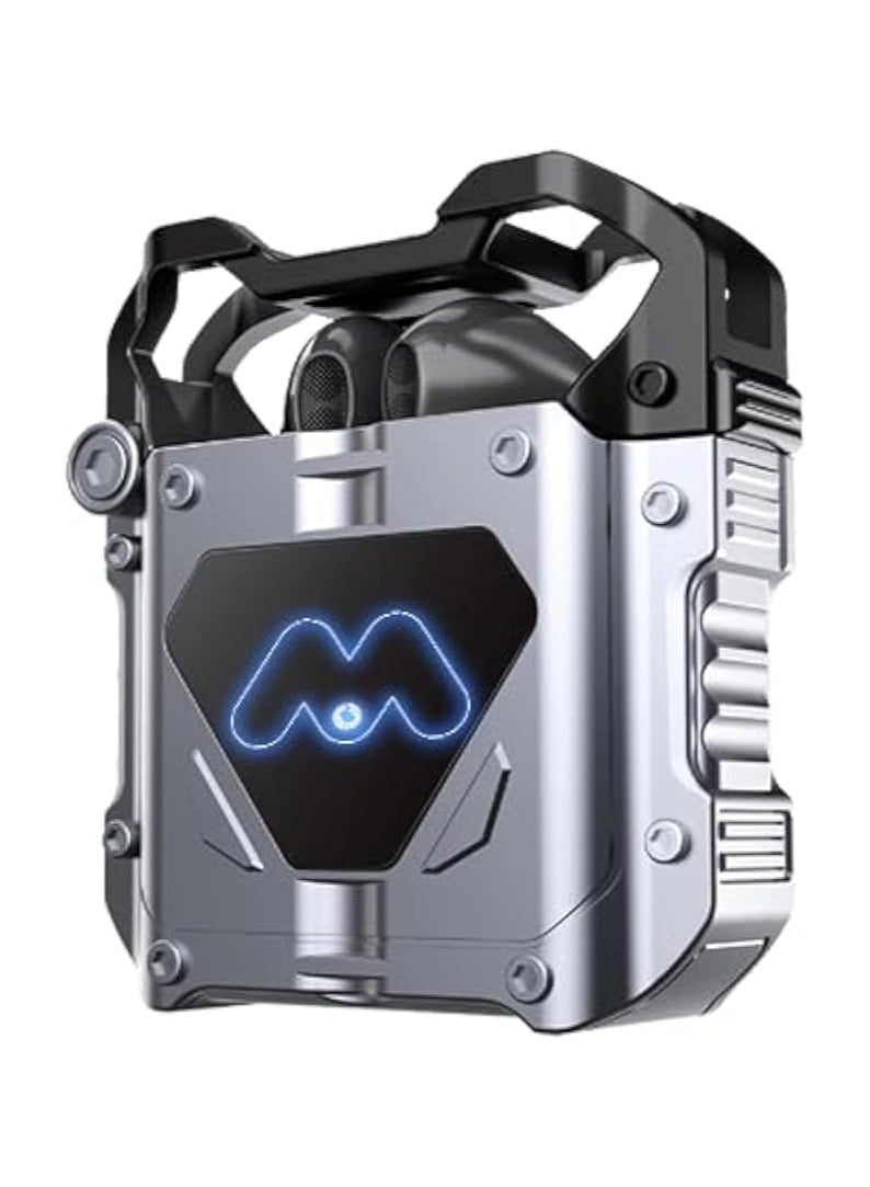 Wireless Bluetooth Earbuds with Replacement Ear Tips and Protective Case, Standard Edition Iron Budd - Image 1