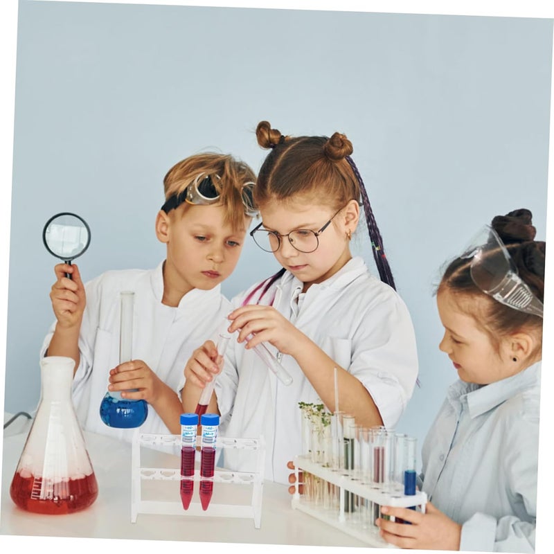 Double Layer Test Tube Rack 2 Pcs Laboratory Tube Holder Stable Professional Design - Image 4