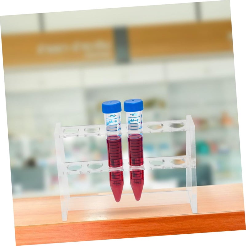 Double Layer Test Tube Rack 2 Pcs Laboratory Tube Holder Stable Professional Design - Image 3