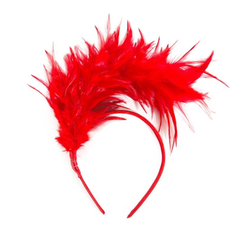 HIWIND Store Fashion Hairband Feathers Headband Tea Party Cocktail Wedding Headpiece - Image 2