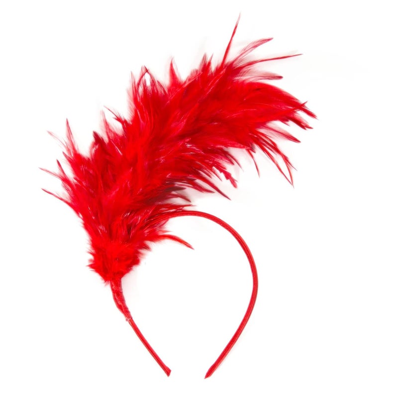 HIWIND Store Fashion Hairband Feathers Headband Tea Party Cocktail Wedding Headpiece - Image 1
