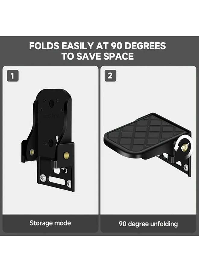 Set Of 2 Truck Steps Collapsible For Truck Beds Boat Trailers Bumper Designed For Pickup Trucks Tailgate Ladders Safe And Anti Slip For Rvs Campers Dump Trailers Flatbed Trailers - Image 4