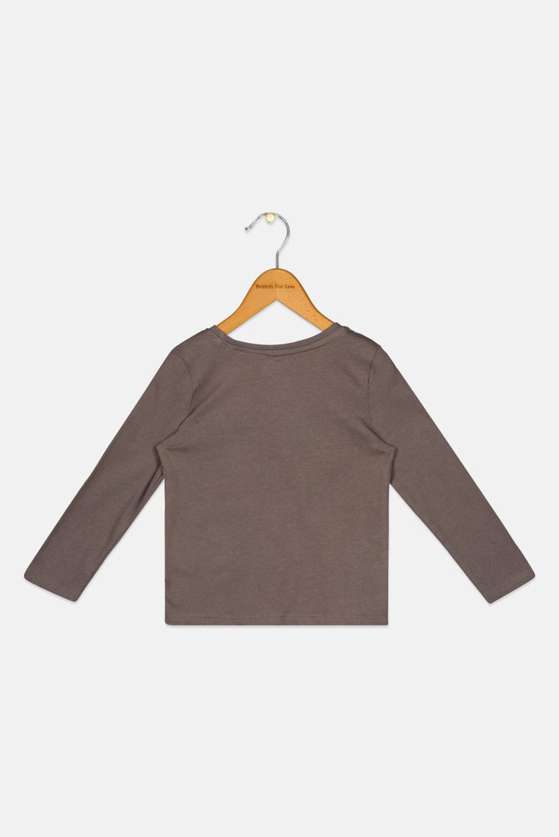 Sinsay تي شيرت طويل الأكمام بطبعة جرافيك من سينساي X ماي ليتل بوني للفتيات الصغيرات، رمادي داكن - Image 2