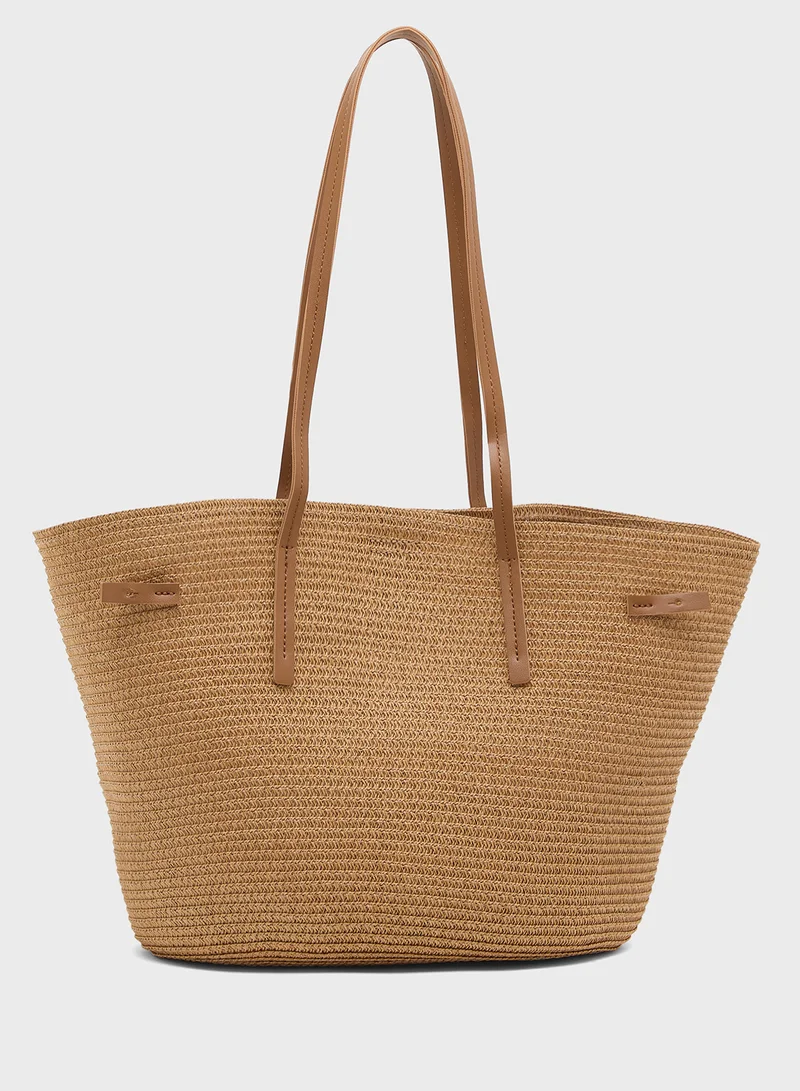 Ginger Woven Shoulder Bag
