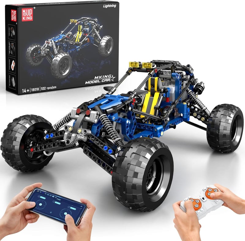 mould king 18018 Off-Road RC Car Building Sets, Building Blocks Lightning Climbing Car Model with Motors，Remote Control and APP Control（515 Pieces）， for kids, teenagers, adults and collectors - Image 1