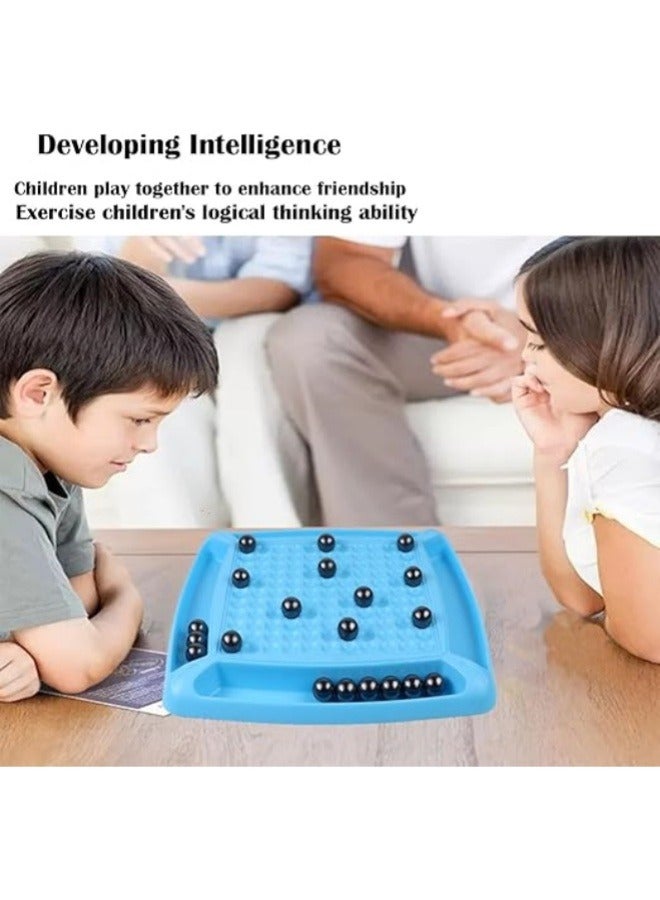 Magnetic Chess Game, 2024 New Multiplayer Magnetic Chess Games with Stones, Fun Table Top Family Magnet Game Set-Portable Chess Board for Children Over 6 Years Old and Adult Home Party Travel Supplies  - Image 5